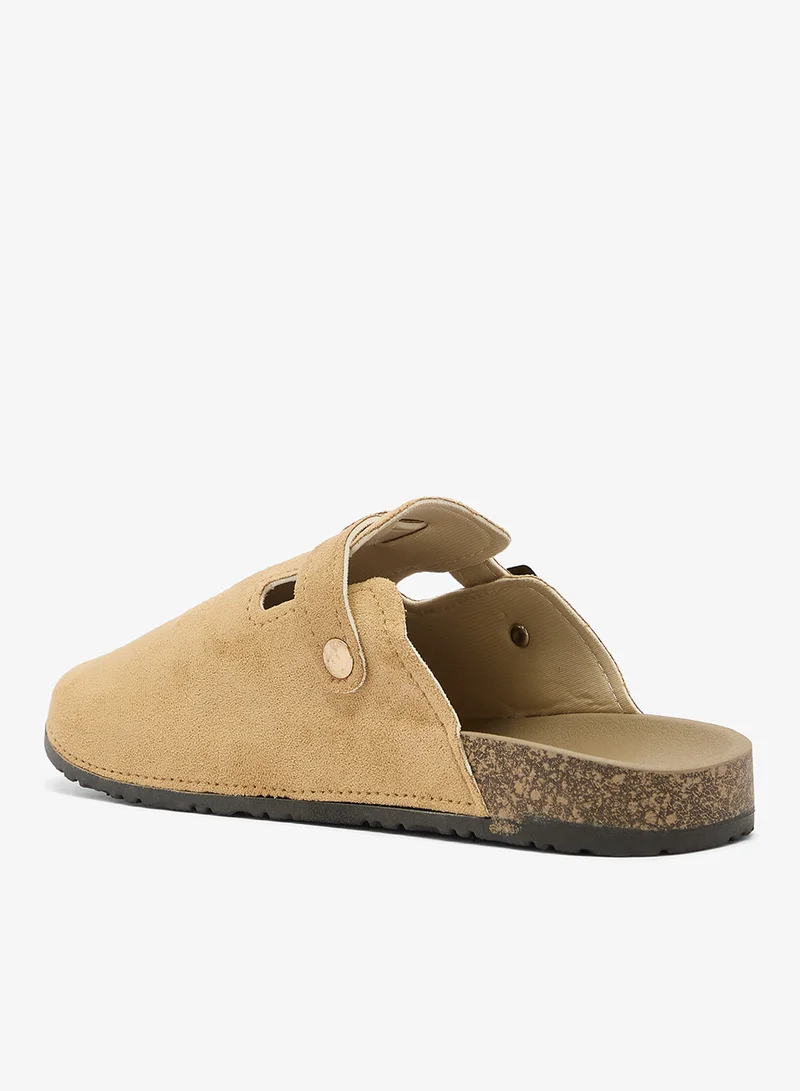 Ginger Suede Cozy Mules
