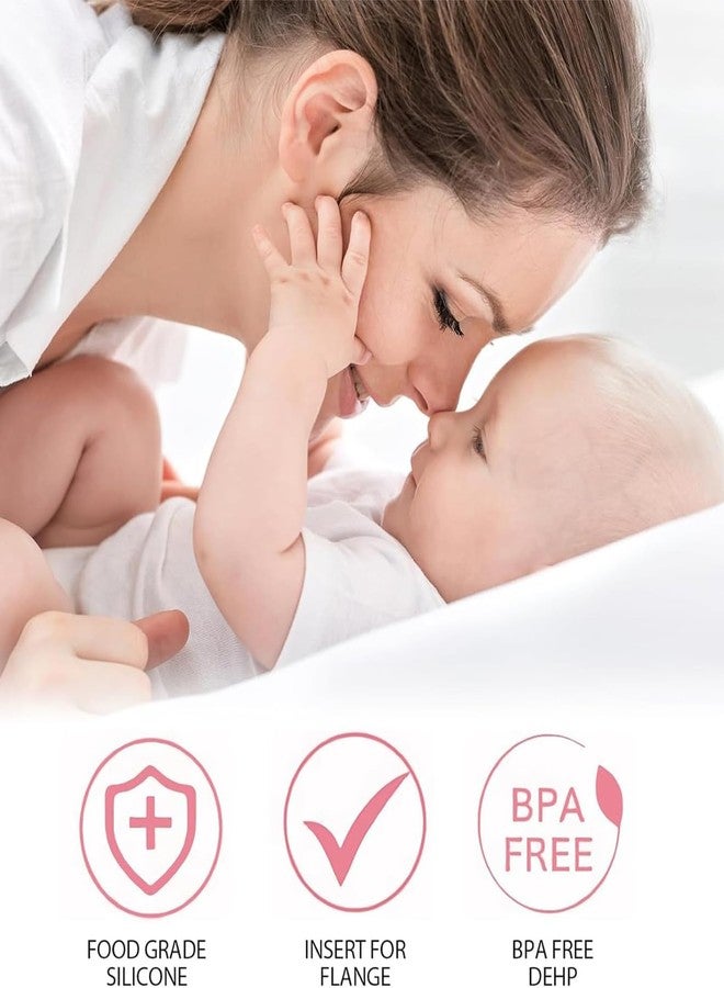 Vihaanta 7PCS Flange Insert for Breast Pump, Flange Size for Breast Pump, 13-15-17-19-21mm Converters, Parts Compatible Breastfeeding Mothers Reusable - Image 5