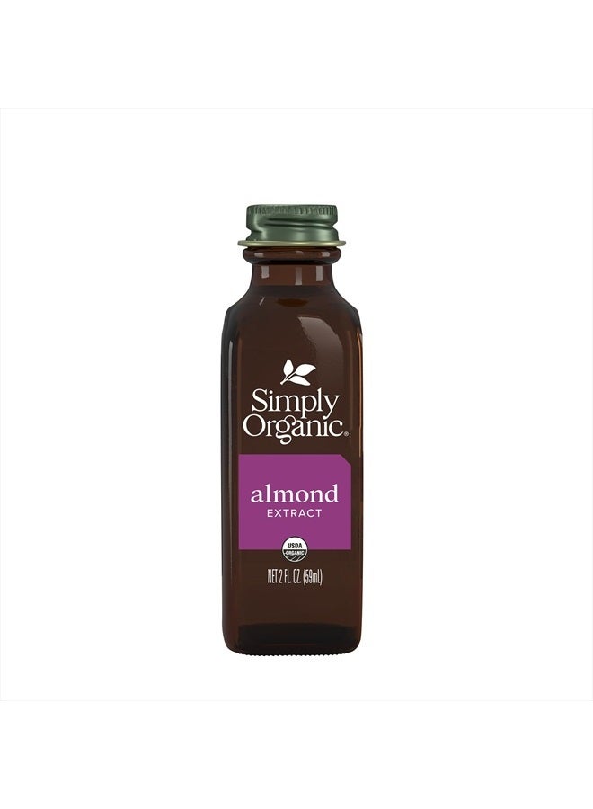 Simply Organic Almond Extract, Certified Organic | 2 oz | Pack of 1 - Image 1