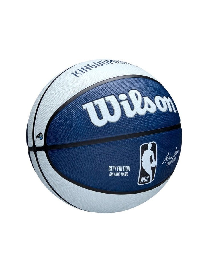 ويلسون "كرة سلة NBA Team City Edition Icon Orlando Magic 2024-2025 - الحجم الرسمي وقبضة متينة وجودة ممتازة للعب في الأماكن المغلقة والمفتوحة"  - Image 3