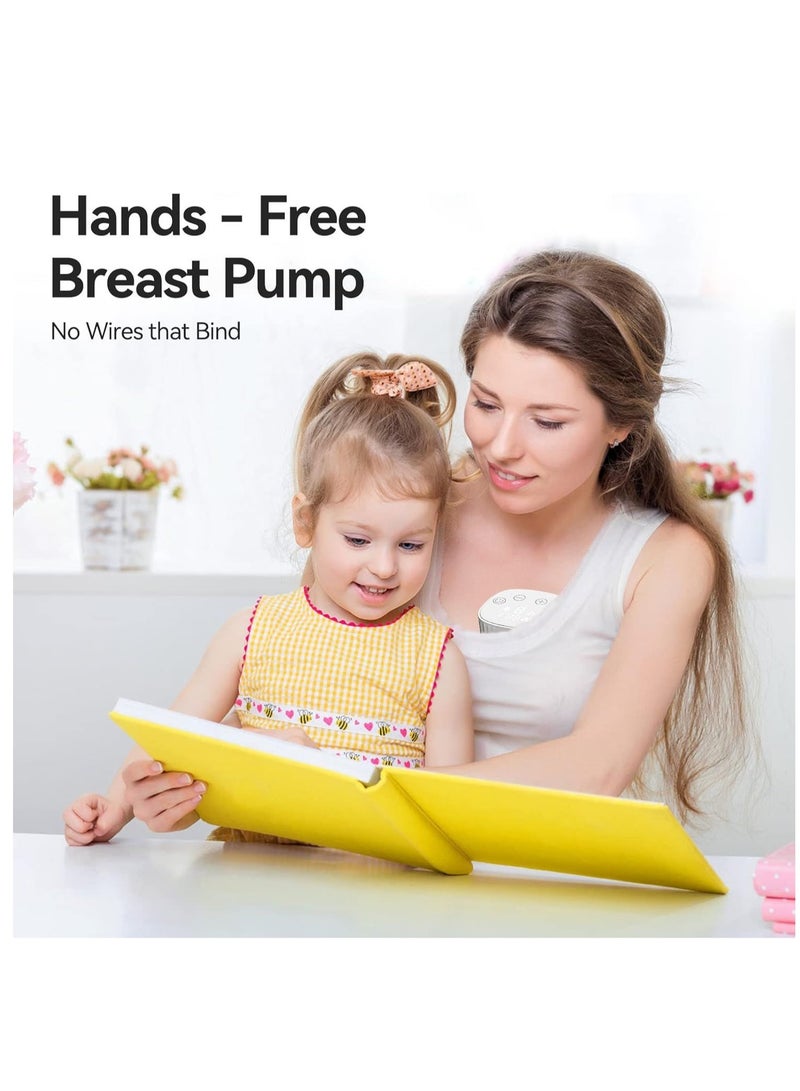 Electric Breast Pump, Breast Pump Milk Suction Device Hands Free with 3 Modes, 9 Levels, LCD Display, Wearable Breast Pump Low Noise Rechargeable Milk Extractor (2PC) - Image 5