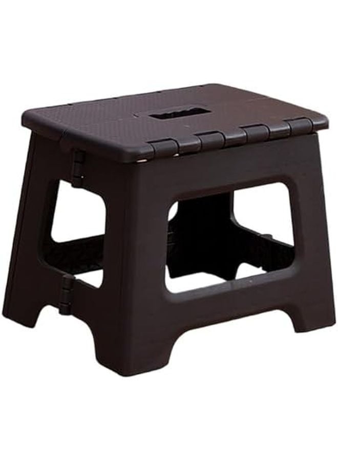 Folding Step Stool Black for Safe Access to Hard Reach Areas Home or Office - Image 2