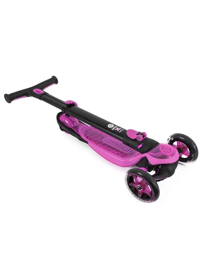 Yvolution Yvolution Y Glider XL Deluxe 3-Wheel Kick Scooter (Pink)  - Image 2