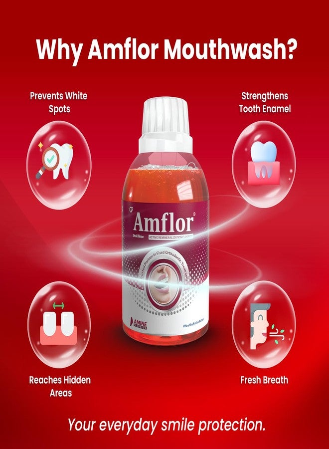 Amflor Orthodontic Kit | Amflor Toothpaste & Mouthwash | Castus Orthodontic Brush | Braces Wax - Image 4