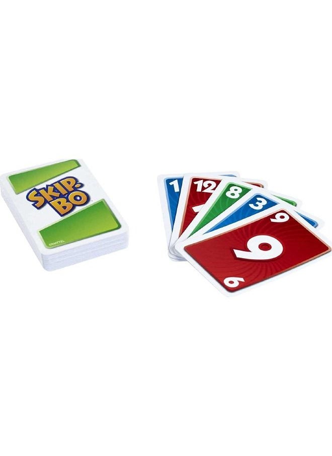 Mattel Games SKIP BO Card Game, Timeless Card Game, a Family Favorite, Family Game for Camping and Travel  - Image 5