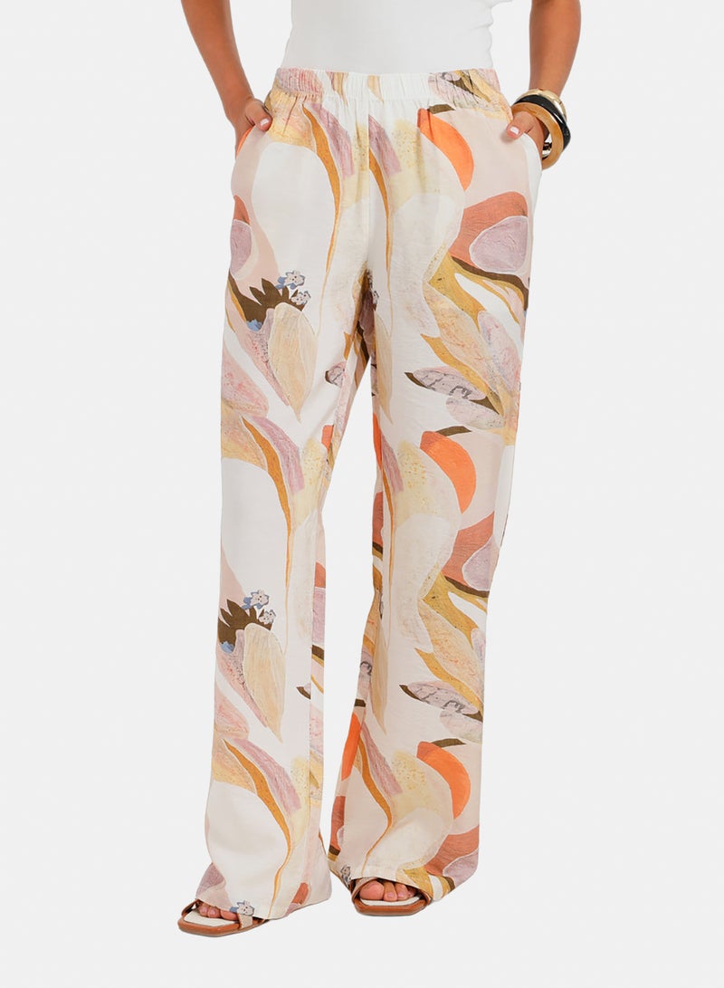 Carina Artistic Botanical Pants - Image 1