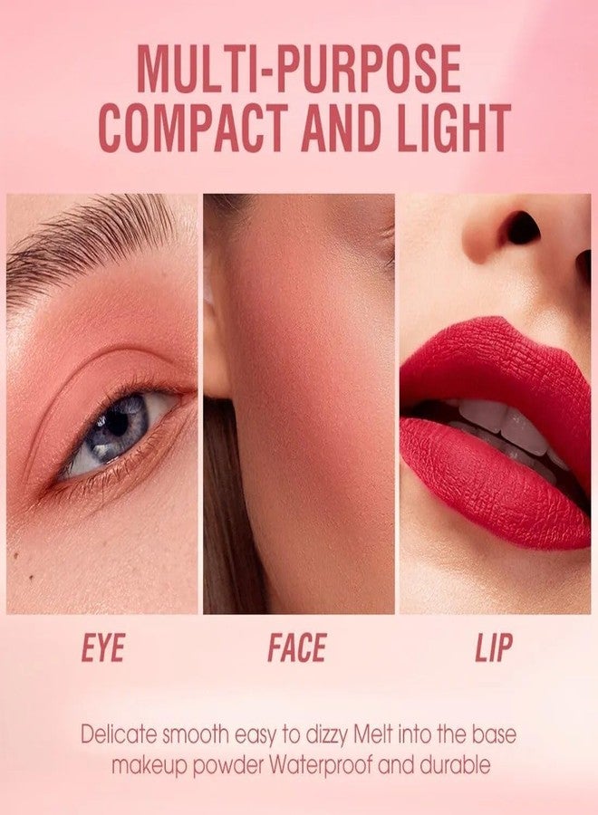 Flair Fusion Professional Beauty Matte Finish Liquid Blush Waterproof Blusher Soft Cream Makeup (PINK) - Image 3