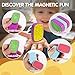 D.G.PLAYER DGPLAYER Sensory Fidget Slider for Kids Adults Silicone Magnetic Toys for Stress Anxiety Relief Calming Fidgets for Autism ADHD Classroom Office Desk Must Haves Ideal Travel School Gifts - Image 4