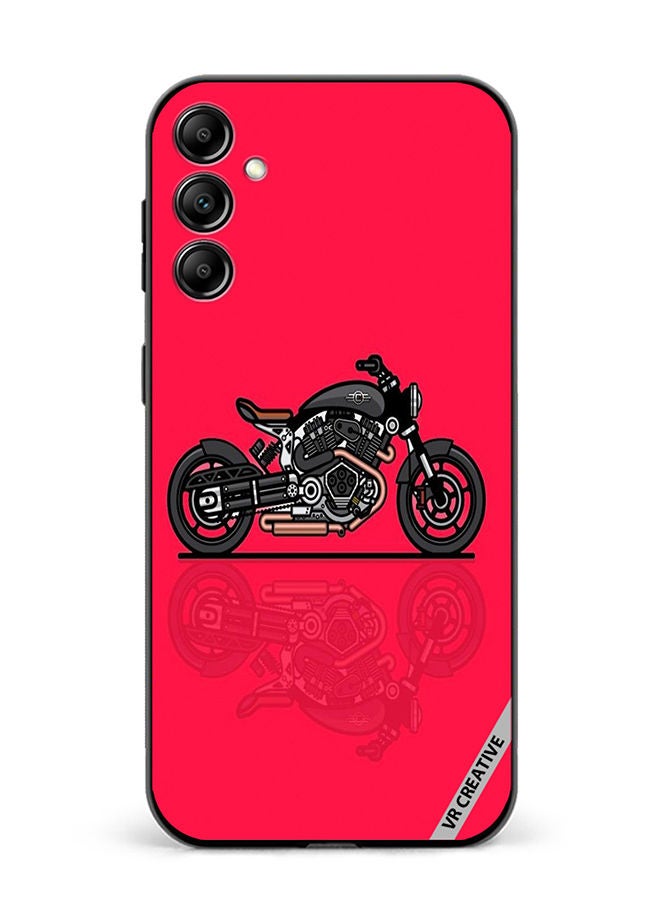 VR CREATIVE Protective Case Cover For Samsung Galaxy M14 Bike Design Multicolour - Image 1
