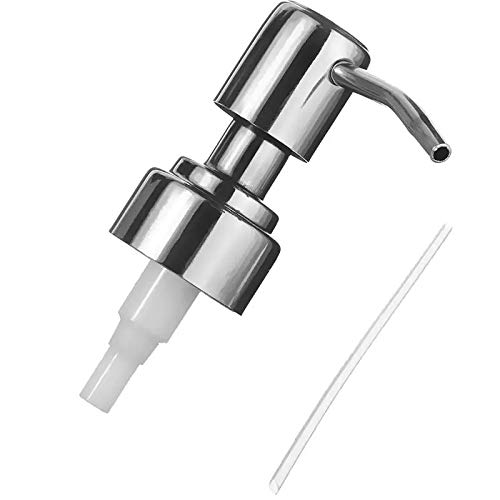 Bath Guru Stainless Steel Liquid Soap Dispenser Replacement Pump - Pack of 2 (for Soap/Lotion) - Image 2