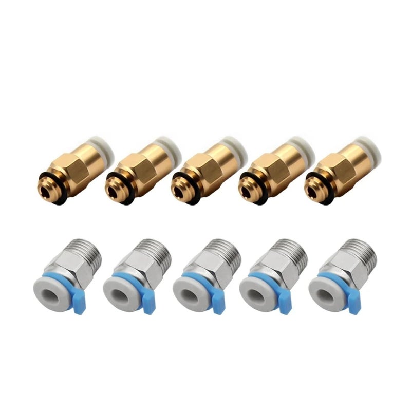 PC4 M10 Straight Pneumatic Fitting Push to Connect PC4 M6 Quick for 3D Printer Extruder Type A - Image 4