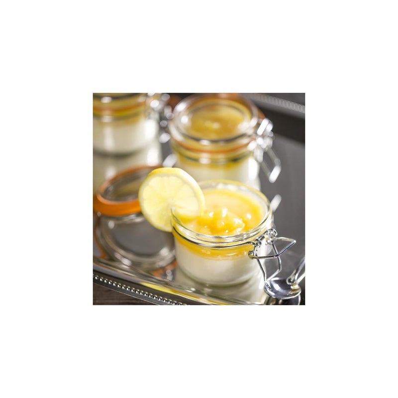 Kilner Kilner Premium Brorosilicate Glass Food Storage Container Jar for thinKitchen with Clip Top Airtight Lid, 500ML, 1 Pieces Round - Image 3