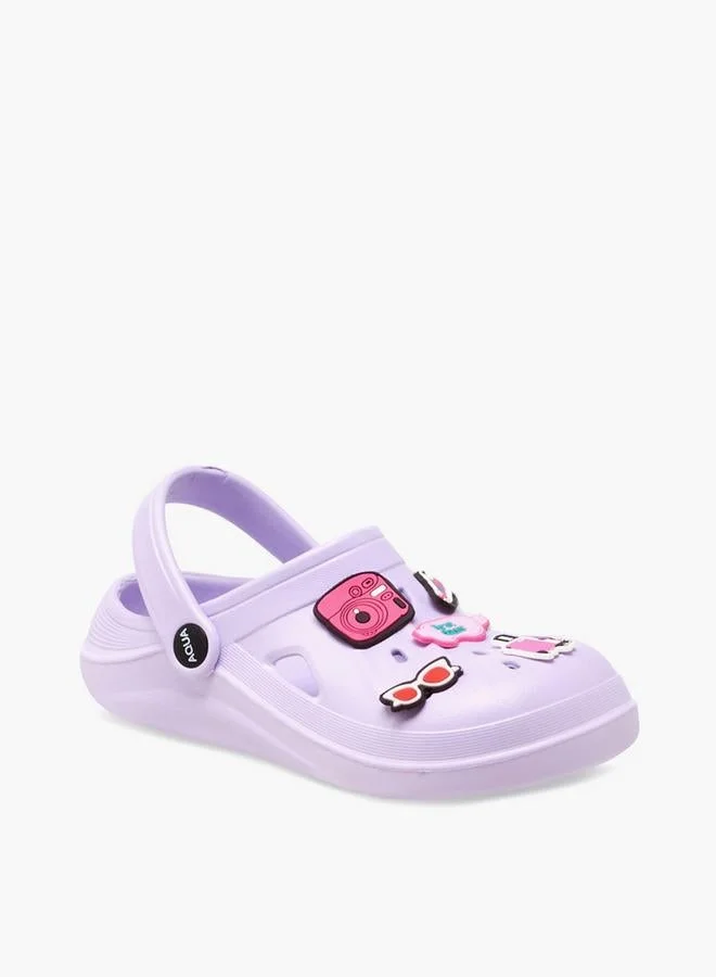 Aqua Boys Jibbitz Accent Clogs