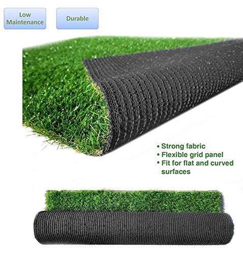 Akshya Artificial Carpet Grass For Balcony - Floor Mat For Balcony And Carpet Grass - All Season (Synthetic Grass) (2 X 10 Feet, Green, Rectangular) - Image 3