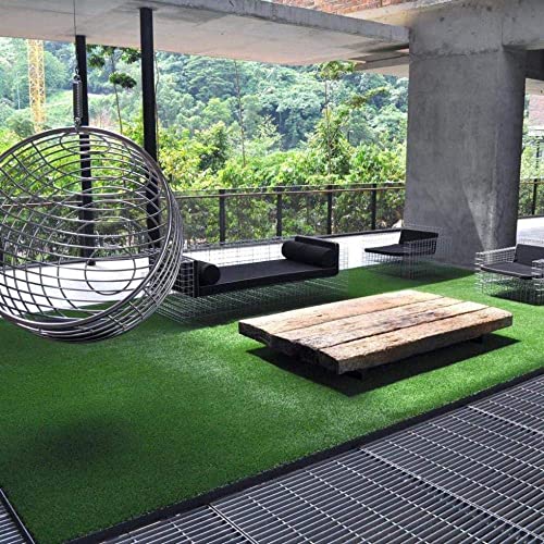 Akshya Artificial Carpet Grass For Balcony - Floor Mat For Balcony And Carpet Grass - All Season (Synthetic Grass) (2 X 10 Feet, Green, Rectangular) - Image 1