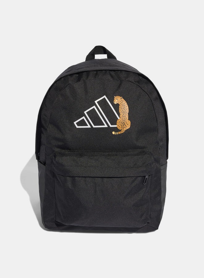 adidas Classics Leopard Graphic Backpack - Image 1
