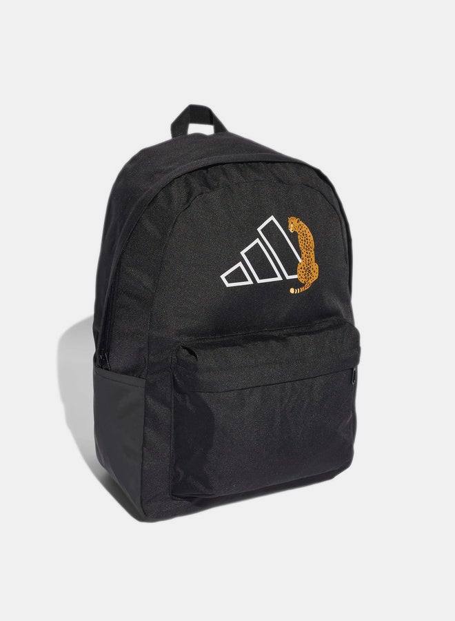 adidas Classics Leopard Graphic Backpack - Image 3