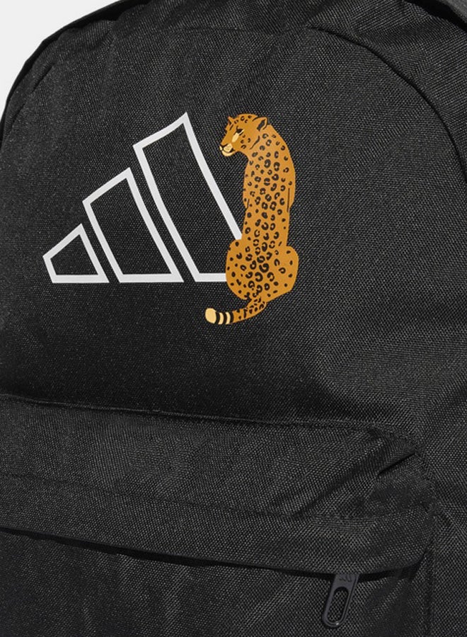 adidas Classics Leopard Graphic Backpack - Image 5