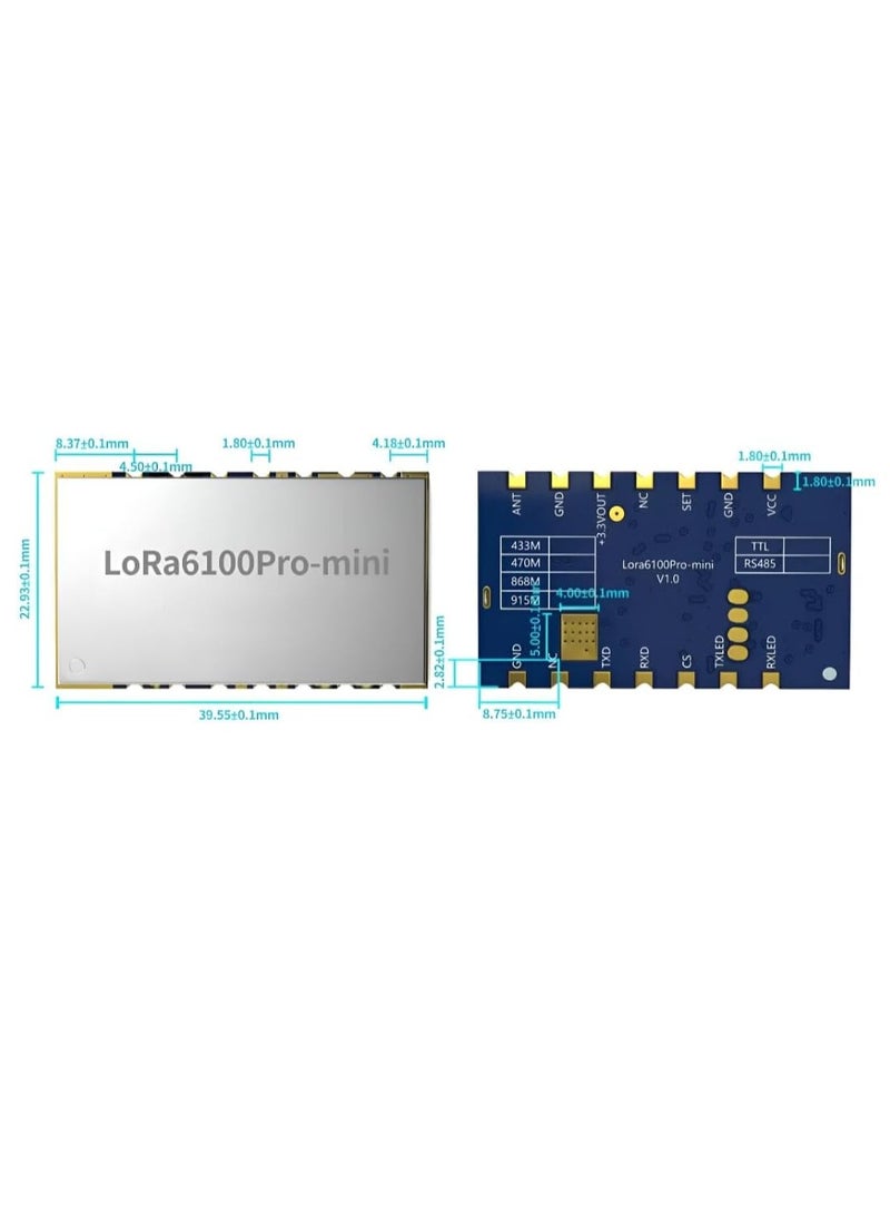LoRa6100Pro-mini 1W Serial Wireless Networking Module x 2 PCS - Image 4