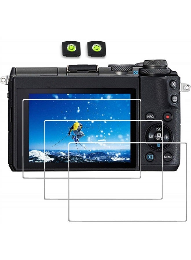 debous Screen Cover for Canon Eos M50 M6 M6 Mark II M100 M50 Mark II Camera, Tempered Glass (3 pack) - Image 1