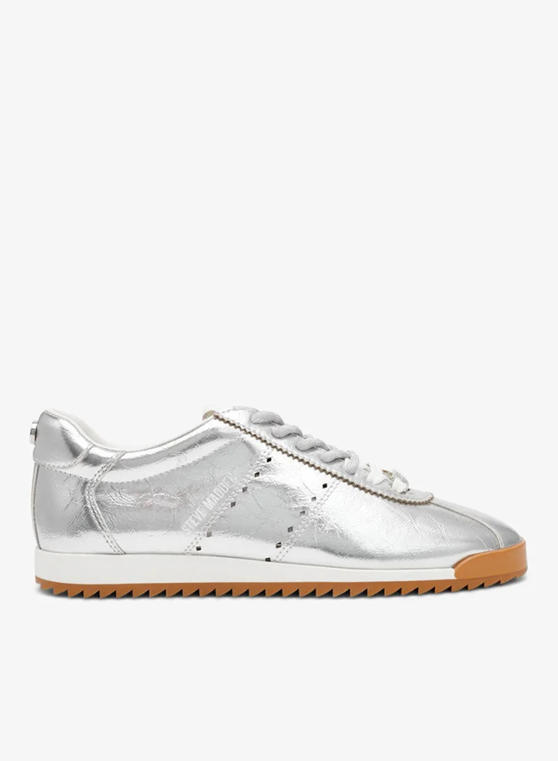 STEVE MADDEN Mirage-Sm Metallic Lace-Up Shoes