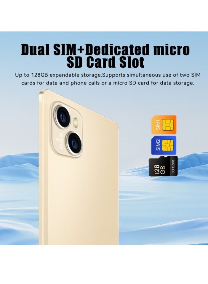 AROAQ Air5 Android Tablet, 16MP Front 48MP Back Camera Tablet Tab, Drop Proof And Shock Proof Proof Touch Pad Computer, Lightweight And Portable Gaming Mobile Tablet, (1pc, Purple) - Image 4