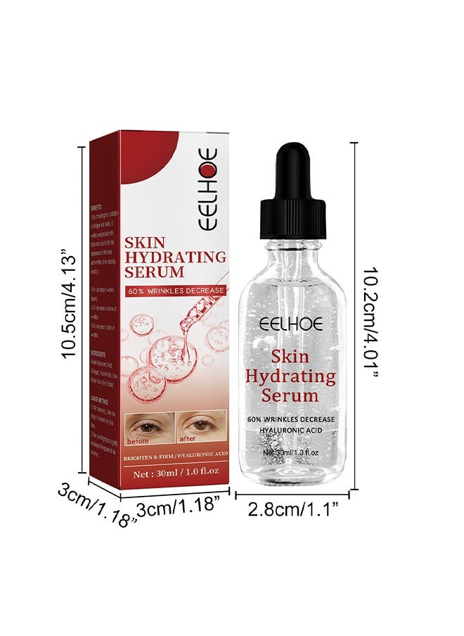 EELHOE - Skin Hydrating Serum,Hydrating Serum for Face, Day/Night Moisturizer with Hyaluronic Acid, Anti Wrinkle Serum w/Anti-inflammatory Compounds 30ml - Image 1