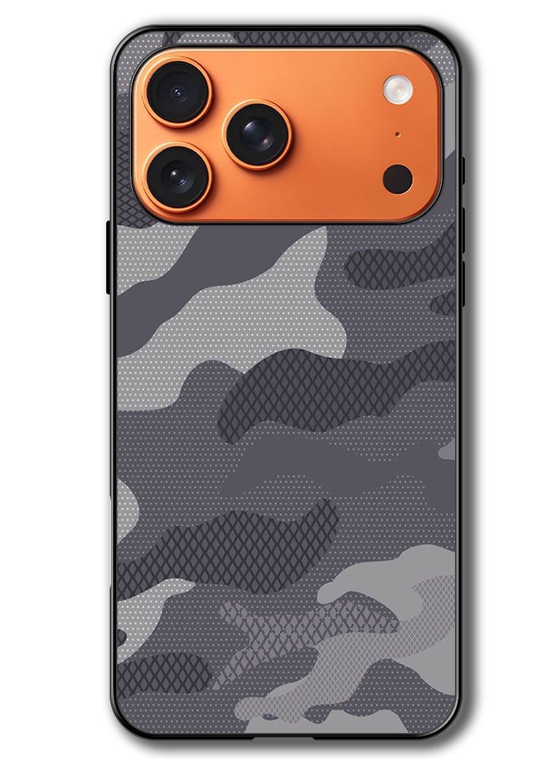 Theodor Case Compatible with Apple iPhone 17 Pro Max 6.9 Inch Protection Shockproof Bumper Cover Camouflage - Image 1