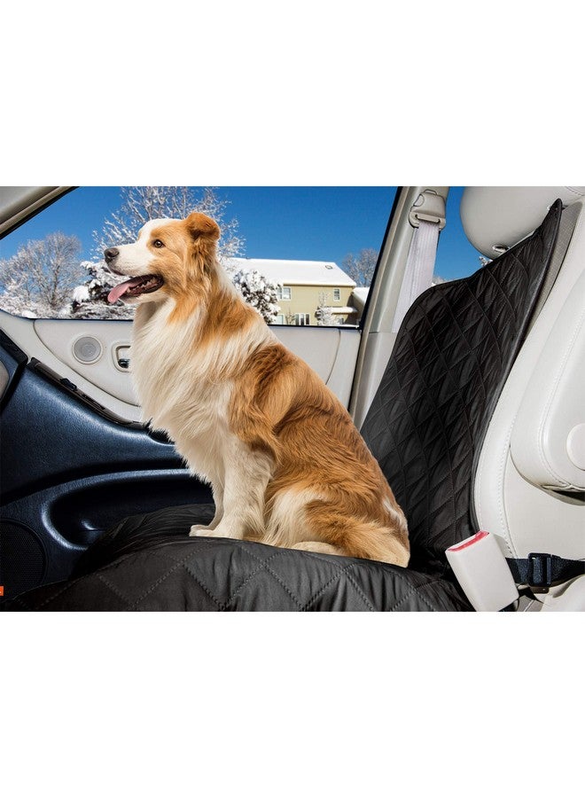 واقي مقعد سيارة مبطن ومقاوم للماء عالميًا - أسود، مقاس واحد - Image 5