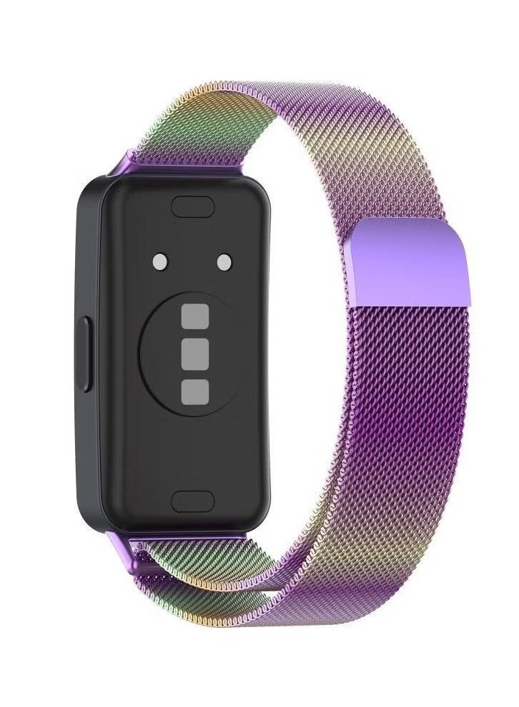 Suitable for Huawei Band 8/Huawei Band 9/Huawei Band 10 metal Milanese Magnetic Loop Watch Strap - Image 2