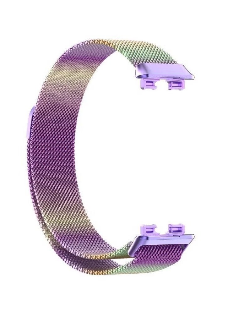 Suitable for Huawei Band 8/Huawei Band 9/Huawei Band 10 metal Milanese Magnetic Loop Watch Strap - Image 3