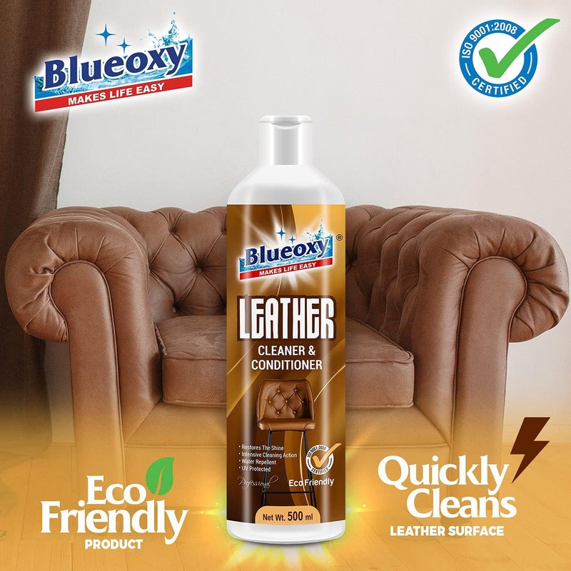 BLUEOXY Leather Cleaner and Conditioner (500 ml) - Image 2