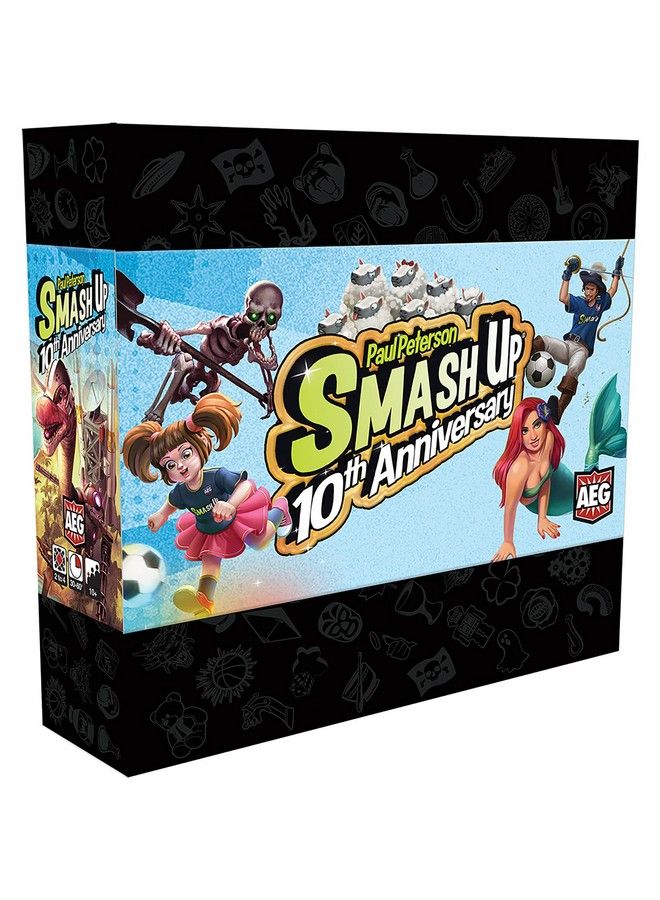Alderac Entertainment Group (AEG) Smash Up: 10Th Anniversary Set Board Game Aeg Ages 8+ 2 4 Players 30 60 Min - Image 2