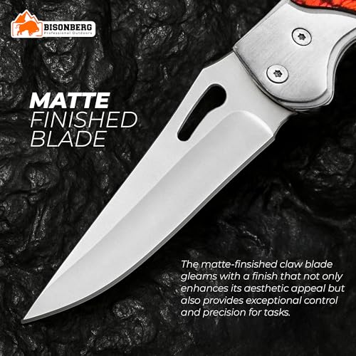 BISONBERG Utility Kitchen Knife, Foldable, Portable for Home, Office, Travel - Image 2