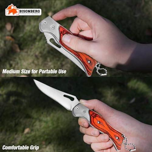 BISONBERG Utility Kitchen Knife, Foldable, Portable for Home, Office, Travel - Image 4