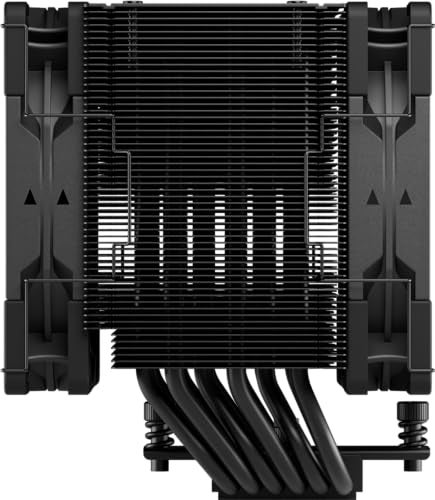 Scythe Mugen 6 Dual Fan Black Edition CPU Air Cooler, Intel LGA1700, LGA1151, AMD AM5, AM4 Support,120mm, Single Tower, Aluminium Top Cover (Mugen 6 Dual Fan Black Edition) (SCMG-6000DBE) - Image 5
