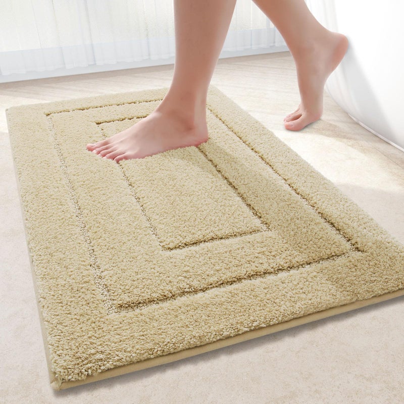 بجند سجاد حمام بوغاندا 30 "" × 20 "" سجاد حمام ميكروفيات ناعم وامتصاص للانزلاق آكشات السجاد أشعث بانزلاق. - Image 1