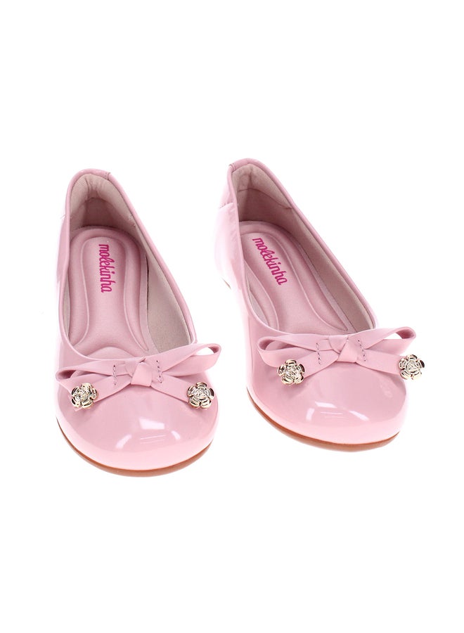 MOLEKINHA Solid Ballerinas with Bow Detail - Image 5