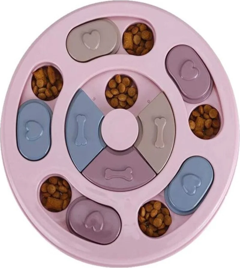 Tineke Dog Toy Food Puzzle Slow Feeder Dog Food Dispenser Slow Eating