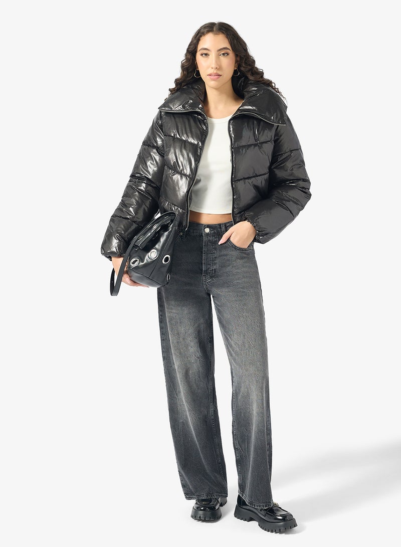 اونلي جاكيت بومبر بسحاب - Image 4