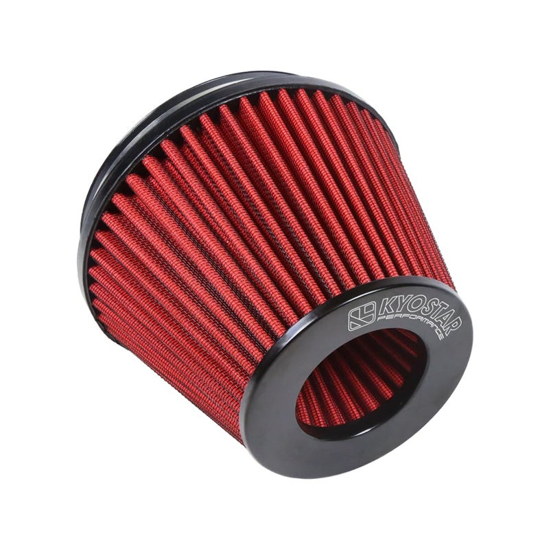 Kyostar 6 Inch (152Mm) Neck High Flow Inlet Cold Air Intake Cone Replacement Dry Air Filter Red - Image 2