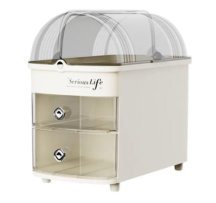 Furret Skin Care Products Flattening Box Advanced Dressing Table Large Capacity Lipstick Storage Shelf Slit Desktop Dustproof Cosmetic Box - Image 1