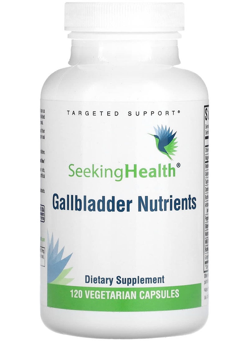 Seeking Health Gallbladder Nutrients, 120 Vegetarian Capsules 