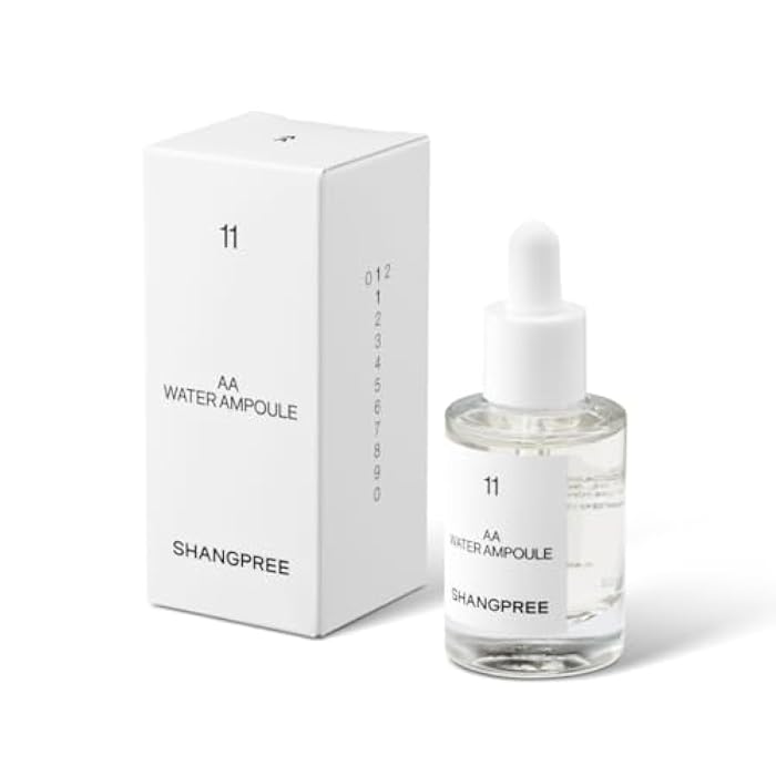 SHANGPREE AA Water Ampoule, Deep Hydration and Elasticity Care, Castanea Crenata Extract, Aloe Water, Adenosine, Smooths Texture, Soothes Irritation, For Dry or Rough Skin, 30ml / 1.01 fl.oz. - Image 1