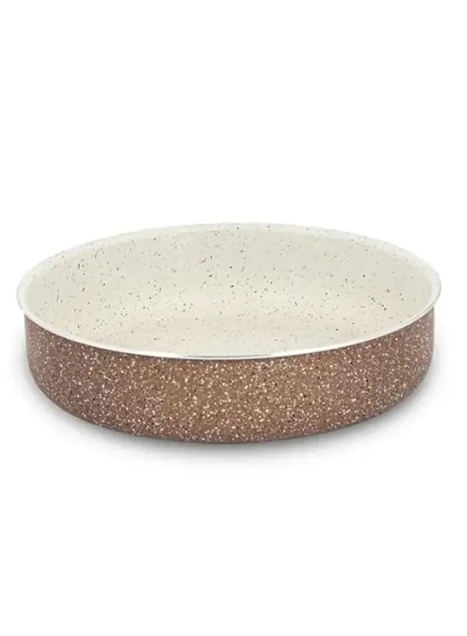 Alsaif Gallery Al Saif Gallery granite oven tray, 32 cm, round - brown
