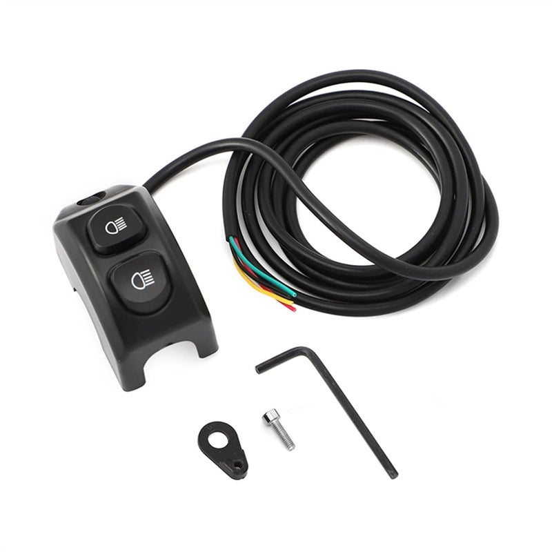 Intelligent LED Delay Controller Relay Handle Fog Light Switch Control Replacement for R1200GS R 1200 GS R1250GS F850GS F750GS ADV Motorcycle Turn Signal Switch(Black Switch) - Image 1