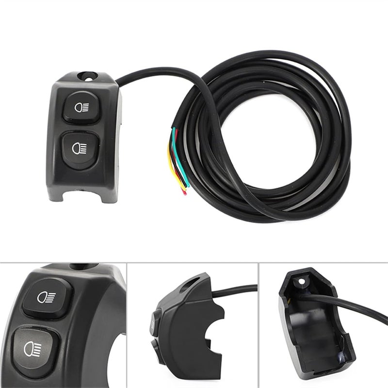 Intelligent LED Delay Controller Relay Handle Fog Light Switch Control Replacement for R1200GS R 1200 GS R1250GS F850GS F750GS ADV Motorcycle Turn Signal Switch(Black Switch) - Image 2