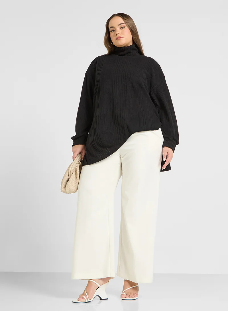Ella Plus High Neck Top