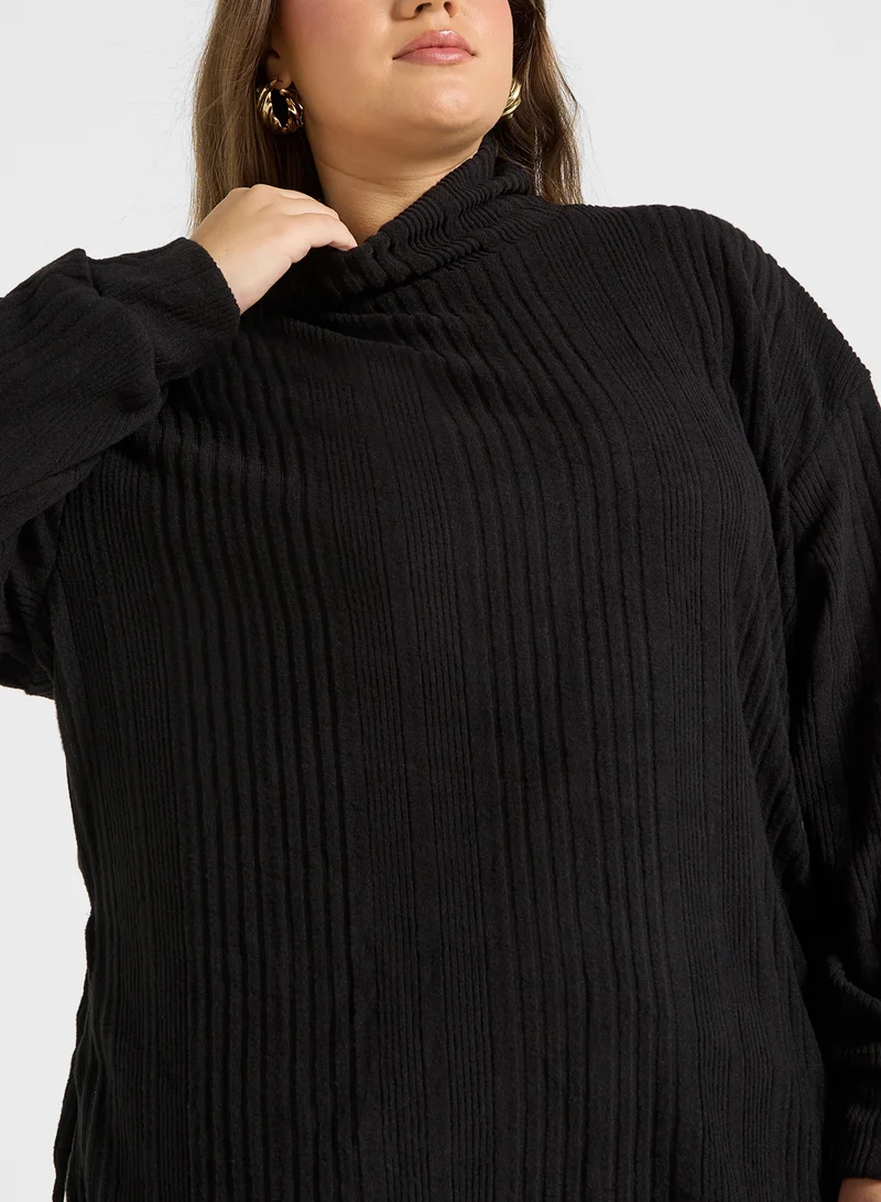 Ella Plus High Neck Top