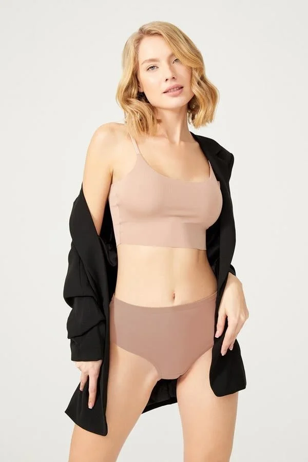 COTTONHILL Cotton Wide Brim Bato Panties 5 Pack